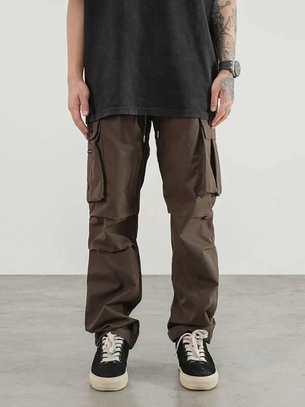 Street Wear Parachute Cargo Pants