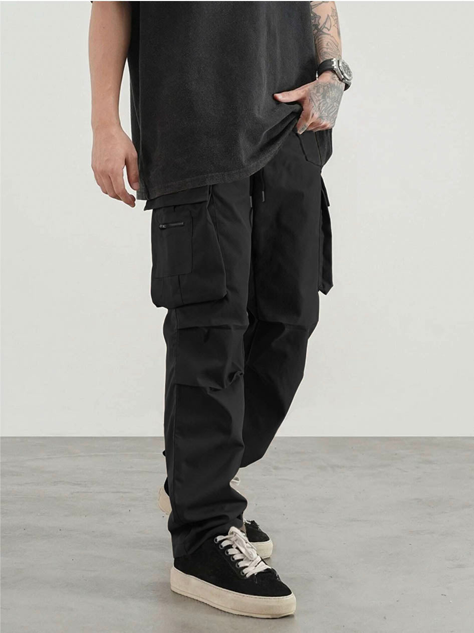 Street Wear Parachute Cargo Pants
