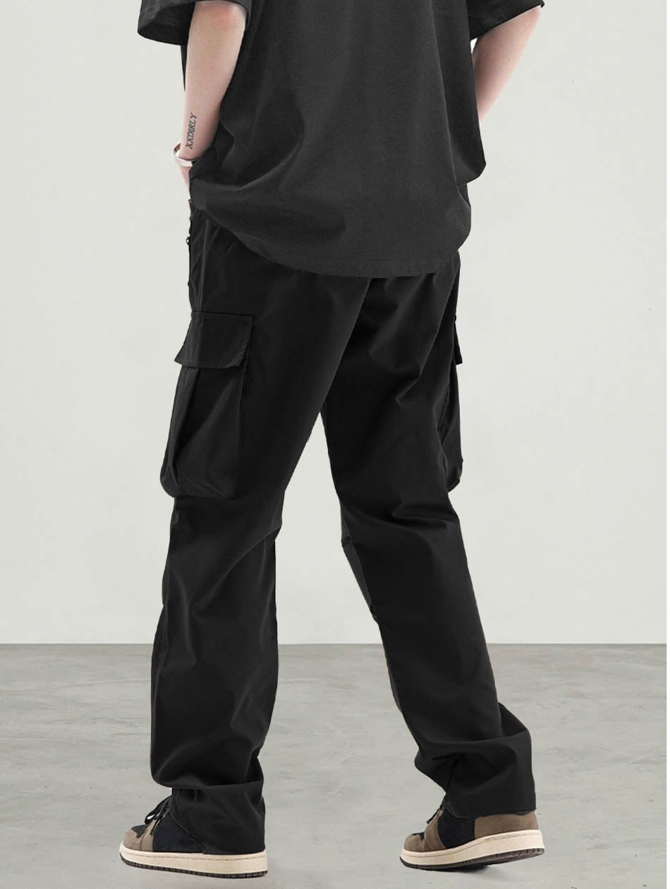 Street Wear Parachute Cargo Pants