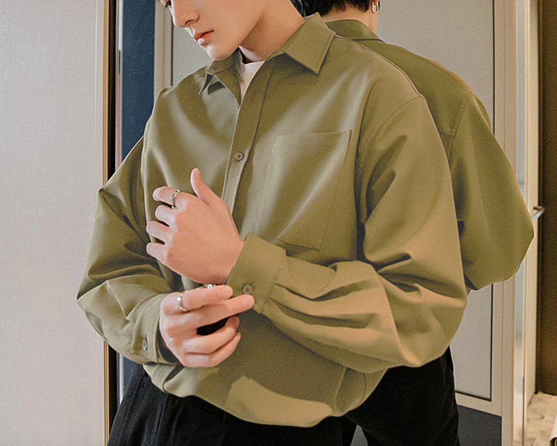 Seoul Swagger Baggy Shirt For Men
