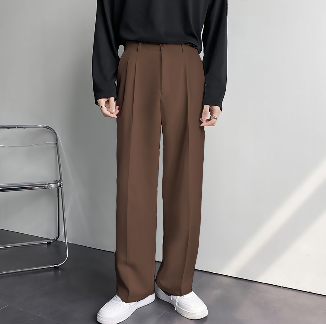 Korean Baggy Loose Fit Pants for Men – Comfort Meets Seoul Street Style