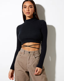Urban Elegance Korean Backless Top
