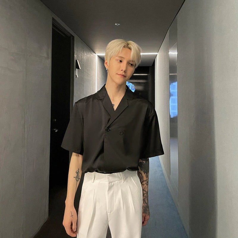 Seoul Tradition Double Button Shirt