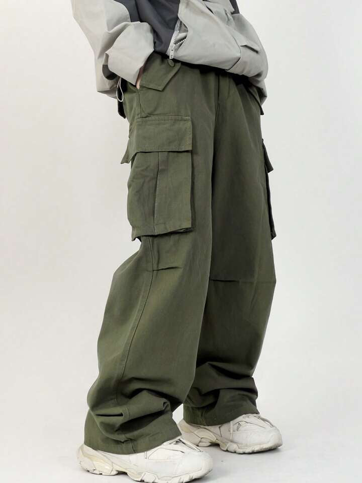 Korean Street Style Cargo Joggers