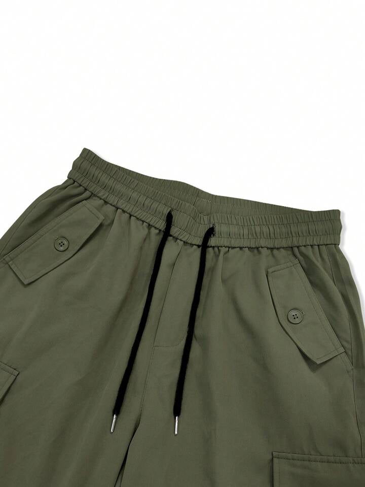 Korean Street Style Cargo Joggers