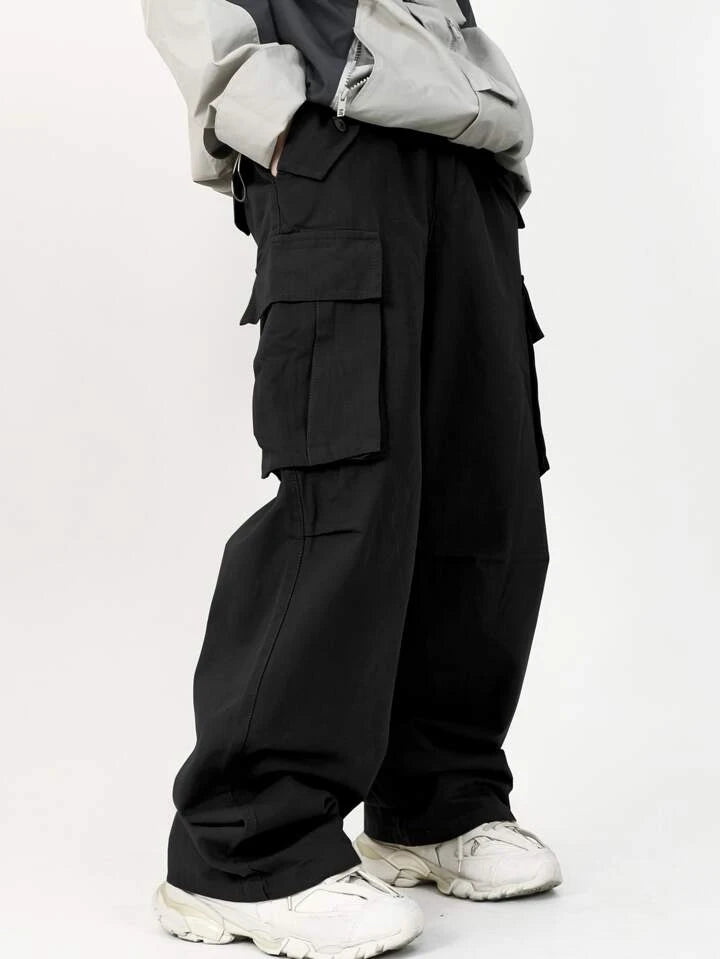 Korean Street Style Cargo Joggers