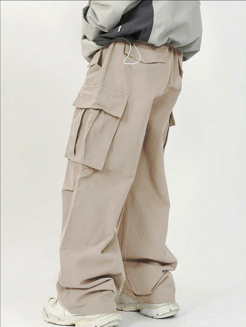 Korean Street Style Cargo Joggers